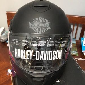 Harley Davidson Full Face (Black) (Large)